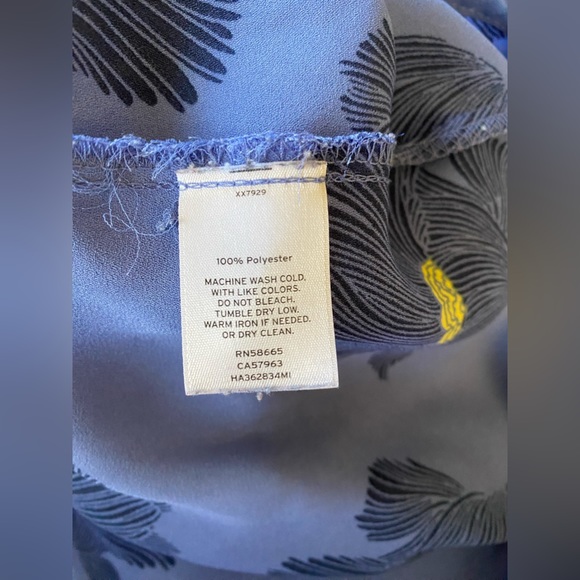 Halogen Scoop Neck, V Back Blouse - Picture 6 of 9